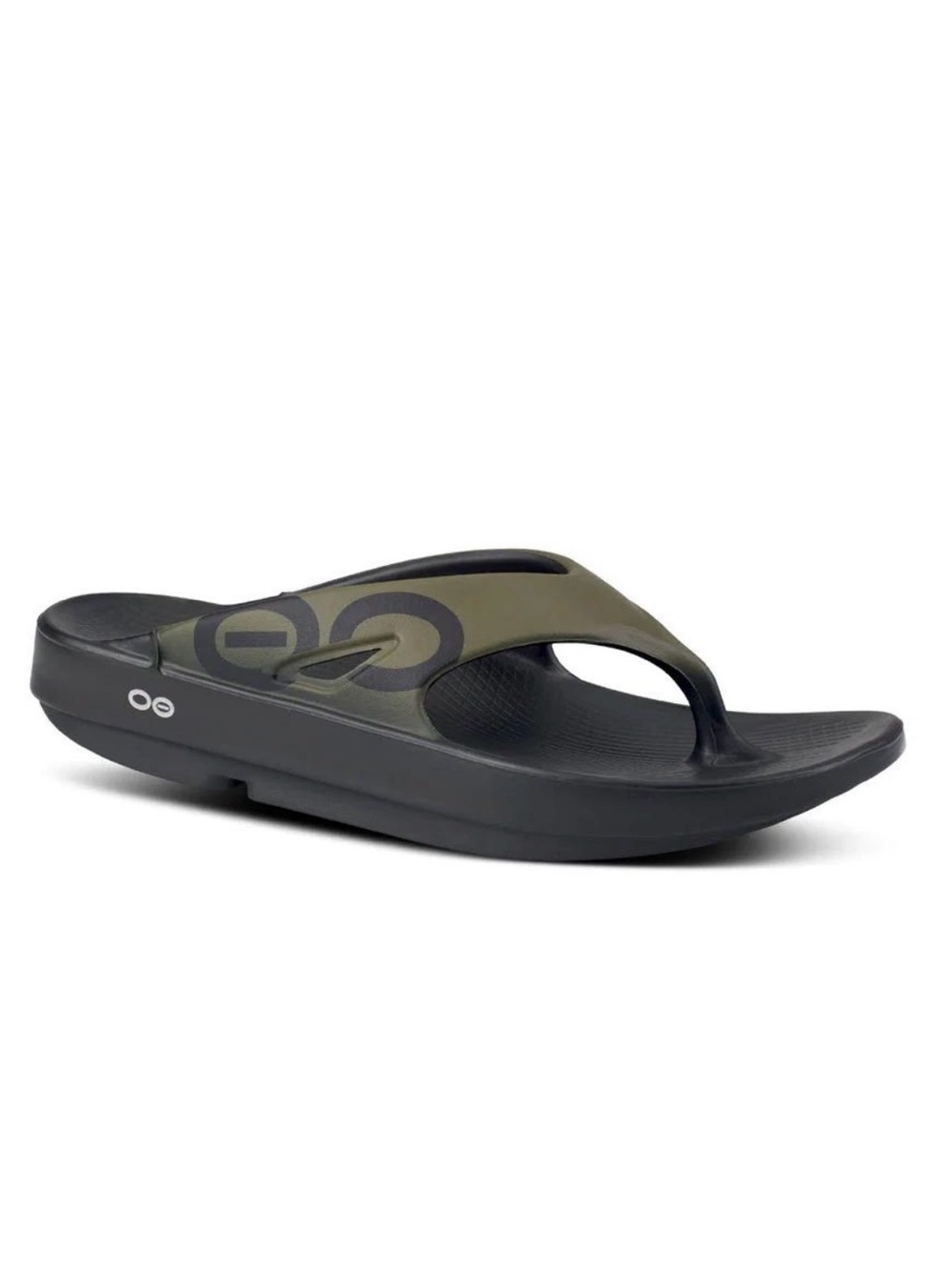 OOFOS OOriginal Sport Recovery Sandal Olive Green Black Mens 5, Womens 7 EU 38